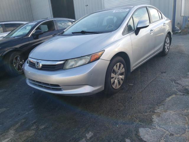 Photo 2 from auction – 2012 HONDA CIVIC LX with VIN 2HGFB2F57CH609476