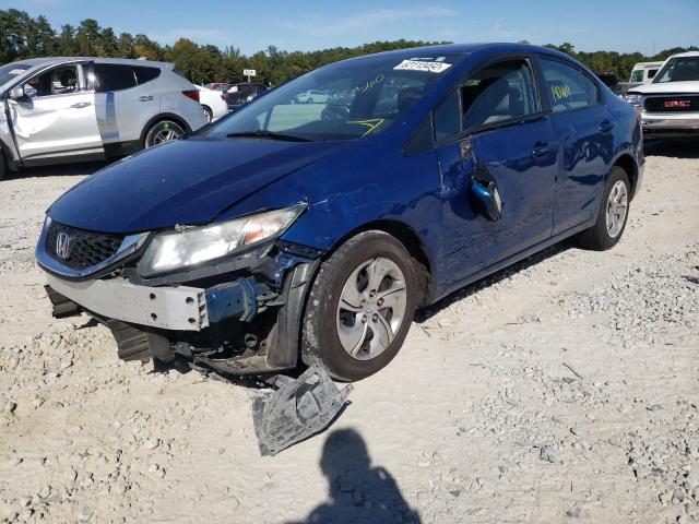 Photo 2 from auction – 2015 HONDA CIVIC LX with VIN 19XFB2F51FE049422
