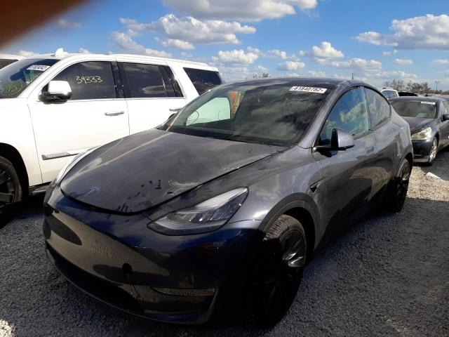 Photo 2 from auction – 2021 TESLA MODEL Y with VIN 5YJYGDEE9MF108585