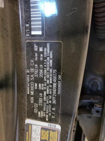 Photo 10 from auction – 2022 KIA FORTE FE with VIN 3KPF24AD9NE466179