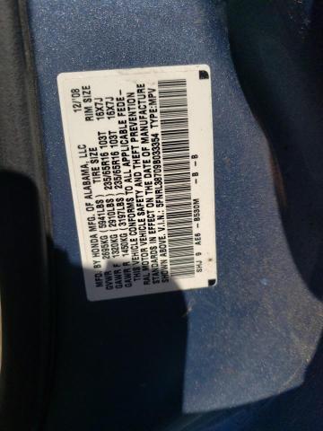 Photo 10 from auction – 2009 HONDA ODYSSEY with VIN 5FNRL38709B033354