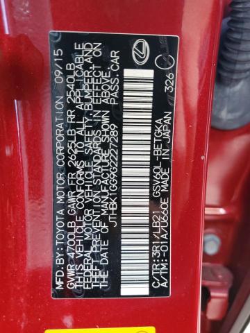 Photo 10 from auction – 2016 LEXUS ES 350 with VIN JTHBK1GG9G2227289