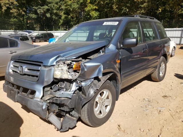 Photo 2 from auction – 2006 HONDA PILOT LX with VIN 2HKYF18156H533803