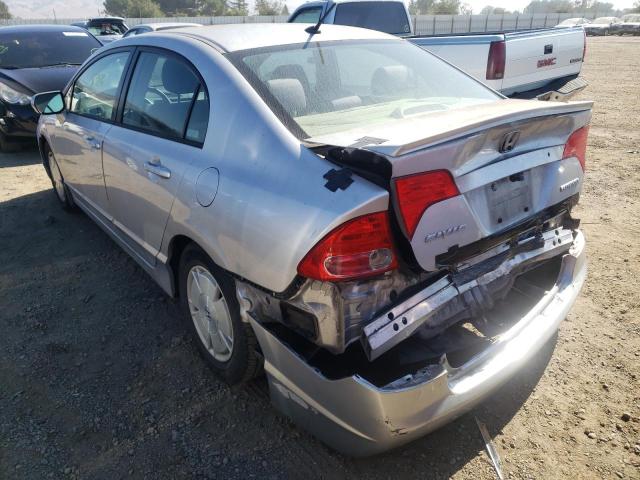 Photo 3 from auction – 2006 HONDA CIVIC HYBR with VIN JHMFA36216S013689
