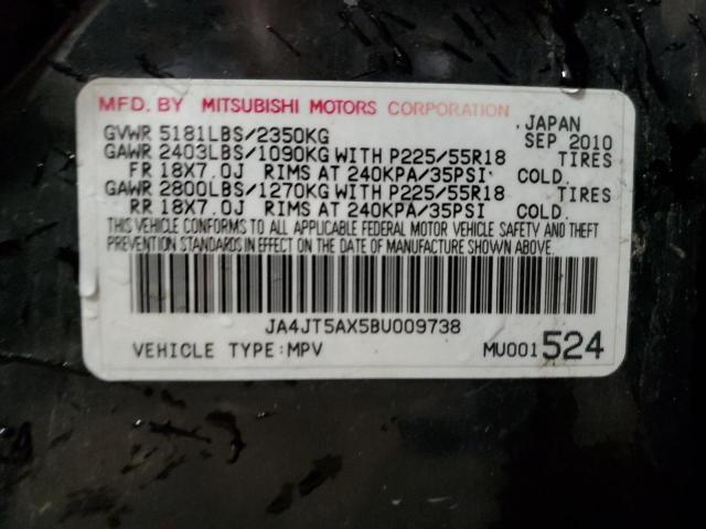 Photo 10 from auction – 2011 MITSUBISHI OUTLANDER with VIN JA4JT5AX5BU009738