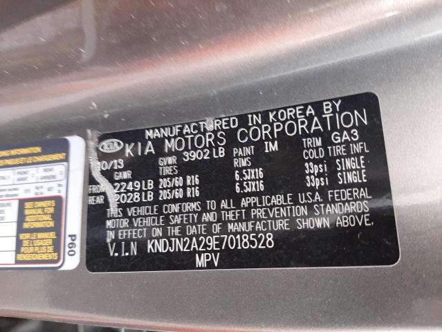 Photo 10 from auction – 2014 KIA SOUL with VIN KNDJN2A29E7018528