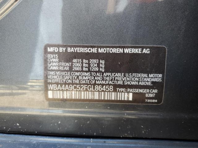 Photo 10 from auction – 2015 BMW 428 I GRAN with VIN WBA4A9C52FGL86458