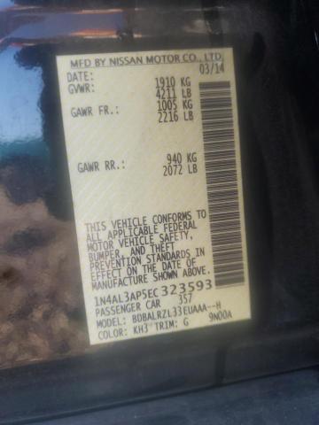 Photo 10 from auction – 2014 NISSAN ALTIMA 2.5 with VIN 1N4AL3AP5EC323593