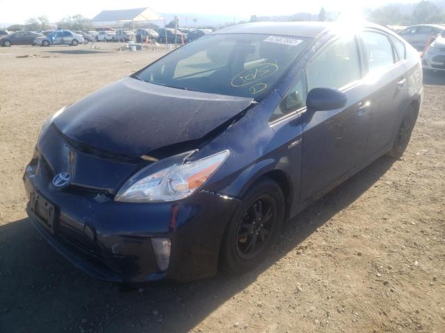 Photo 2 from auction – 2015 TOYOTA PRIUS with VIN JTDKN3DU3F1895902