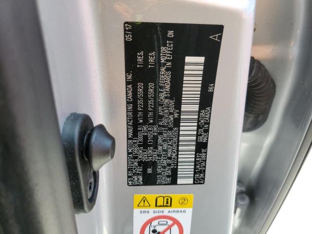 Photo 10 from auction – 2017 LEXUS RX 350 BAS with VIN 2T2ZZMCAXHC065928