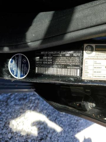 Photo 10 from auction – 2012 MERCEDES-BENZ E 350 with VIN WDDHF5KBXCA540831
