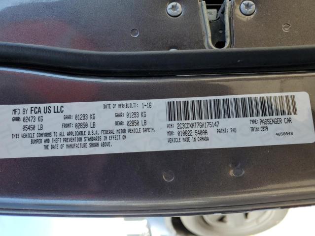 Photo 10 from auction – 2016 DODGE CHARGER PO with VIN 2C3CDXAT7GH175147