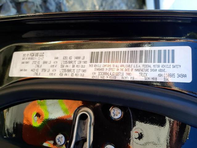 Photo 10 from auction – 2018 RAM 3500 SLT with VIN 3C63RRHL4JG168718