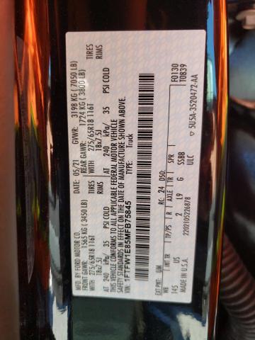 Photo 10 from auction – 2021 FORD F150 SUPER with VIN 1FTFW1E85MFB75845