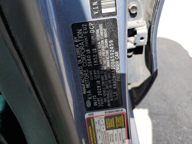 Photo 10 from auction – 2016 KIA RIO LX with VIN KNADM4A30G6592459