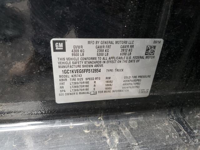 Photo 10 from auction – 2015 CHEVROLET SILVERADO with VIN 1GC1KVEG6FF512854