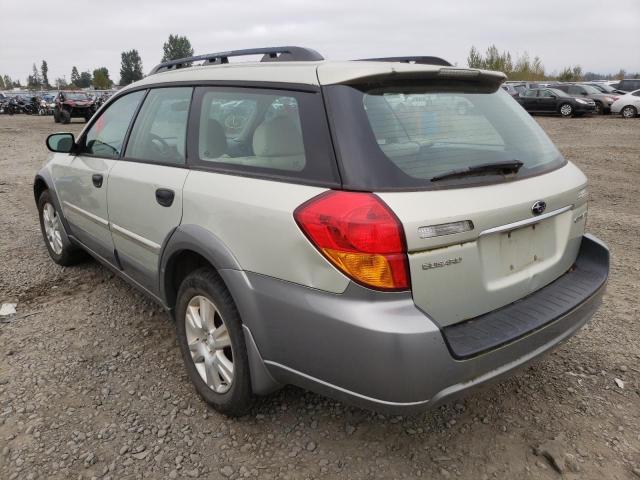 Photo 3 from auction – 2005 SUBARU LEGACY OUT with VIN 4S4BP61C557384593