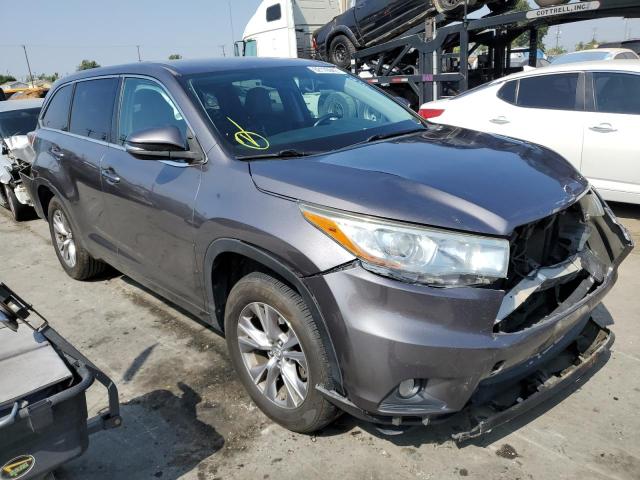 TOYOTA HIGHLANDER 2015 with VIN 5TDZKRFH3FS096554 - Photo from auction