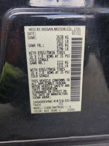 Photo 10 from auction – 2011 NISSAN FRONTIER S with VIN 1N6AD0EV4BC445630