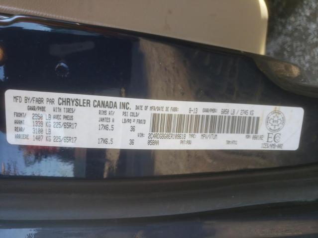 Photo 10 from auction – 2014 DODGE GRAND CARA with VIN 2C4RDGBG0ER109618
