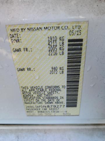 Photo 10 from auction – 2015 NISSAN ALTIMA 2.5 with VIN 1N4AL3AP5FN879277