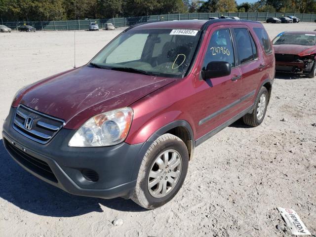 Photo 2 from auction – 2005 HONDA CR-V EX with VIN SHSRD78895U320241