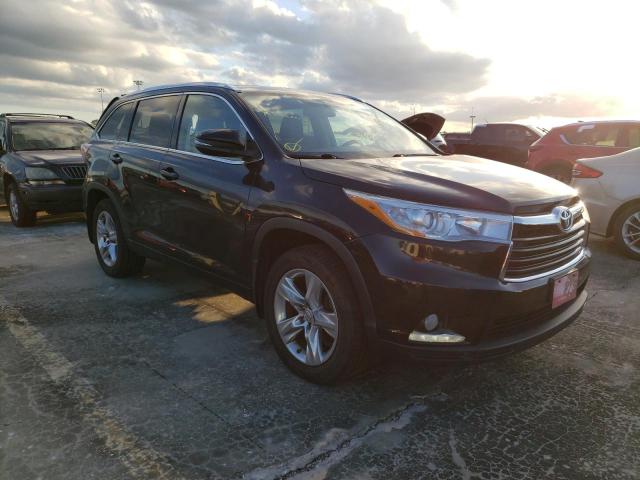 TOYOTA HIGHLANDER 2015 with VIN 5TDDKRFH1FS212831 - Photo from auction