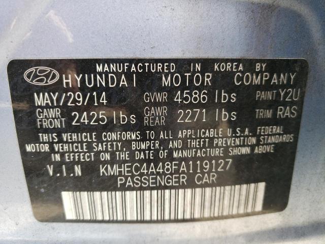 Photo 10 from auction – 2015 HYUNDAI SONATA HYB with VIN KMHEC4A48FA119127