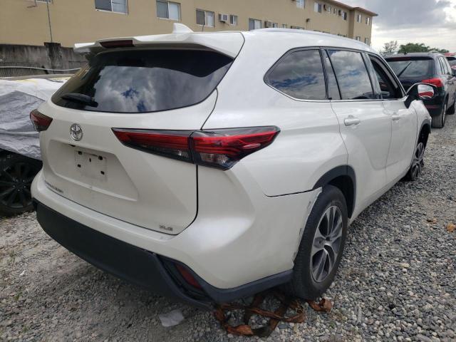 Photo 4 from auction – 2020 TOYOTA HIGHLANDER with VIN 5TDGZRAHXLS024014