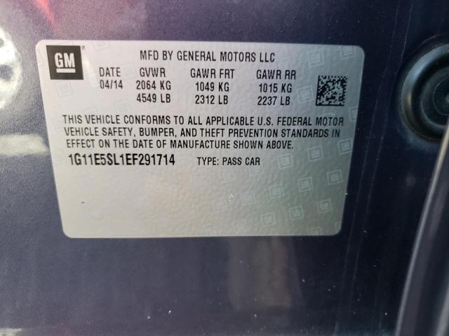 Photo 10 from auction – 2014 CHEVROLET MALIBU 2LT with VIN 1G11E5SL1EF291714