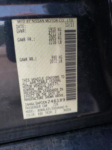 Photo 10 from auction – 2014 NISSAN ALTIMA 2.5 with VIN 1N4AL3AP1EN246189