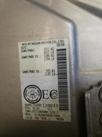 Photo 10 from auction – 2009 NISSAN ALTIMA 3.5 with VIN 1N4BL21E09C120033