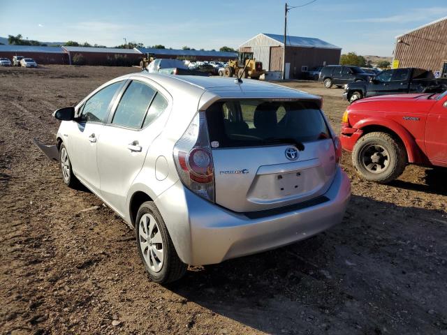 Photo 3 from auction – 2012 TOYOTA PRIUS C with VIN JTDKDTB39C1019473