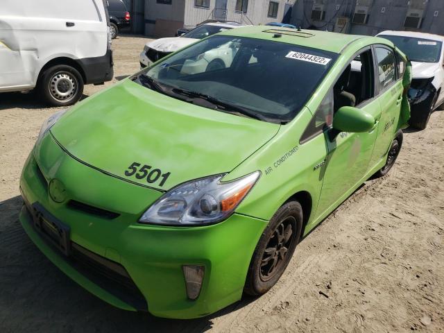 Photo 2 from auction – 2014 TOYOTA PRIUS with VIN JTDKN3DU5E0373552