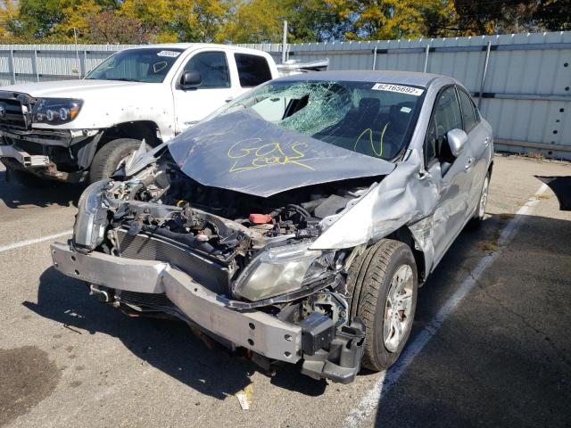 Photo 2 from auction – 2014 HONDA CIVIC LX with VIN 19XFB2F50EE047370