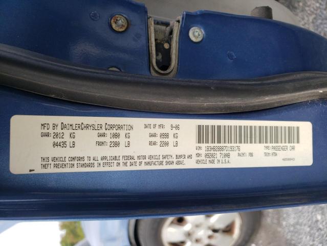 Photo 10 from auction – 2007 DODGE CALIBER with VIN 1B3HB28B87D193176