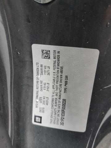 Photo 10 from auction – 2015 CHEVROLET CAMARO LT with VIN 2G1FD1E36F9308238