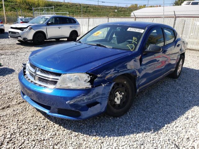 Photo 2 from auction – 2013 DODGE AVENGER SE with VIN 1C3CDZAB8DN610425