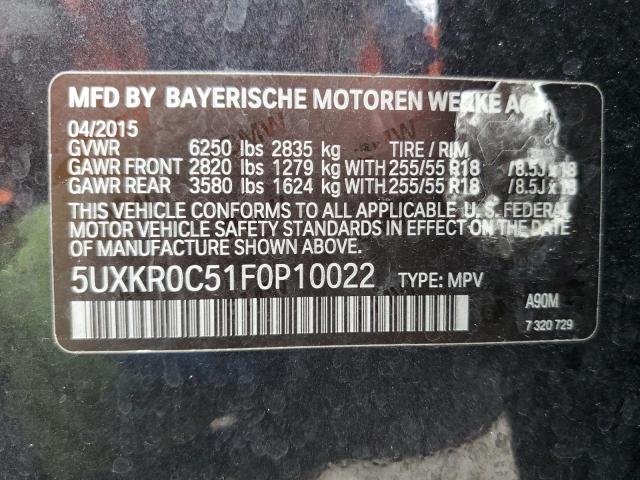 Photo 10 from auction – 2015 BMW X5 XDRIVE3 with VIN 5UXKR0C51F0P10022
