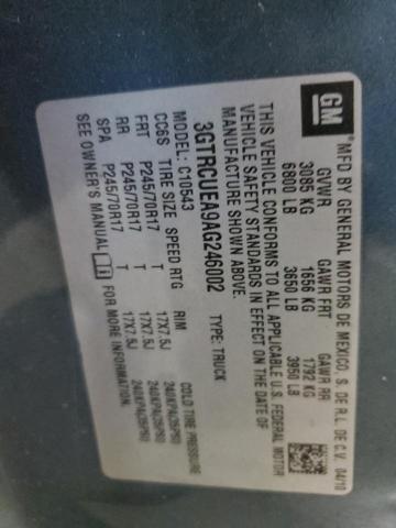 Photo 10 from auction – 2010 GMC SIERRA C15 with VIN 3GTRCUEA9AG246002