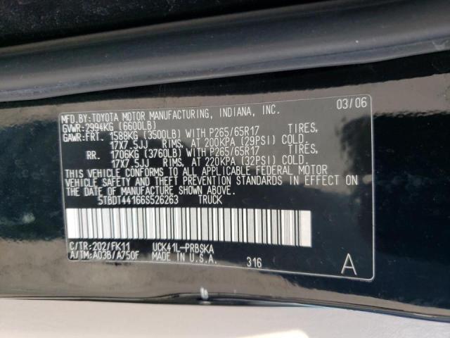 Photo 10 from auction – 2006 TOYOTA TUNDRA DOU with VIN 5TBDT44166S526263