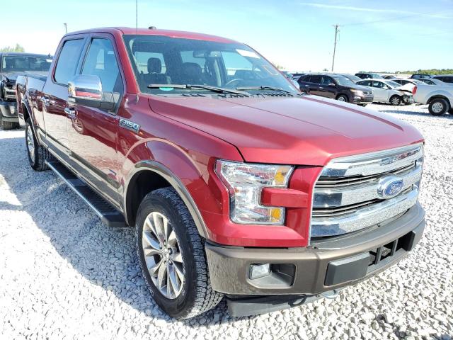 FORD F150 SUPER 2017 with VIN 1FTFW1EG4HFC75299 - Photo from auction