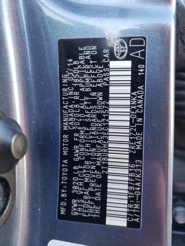 Photo 10 from auction – 2014 TOYOTA COROLLA L with VIN 2T1BURHE3EC121572