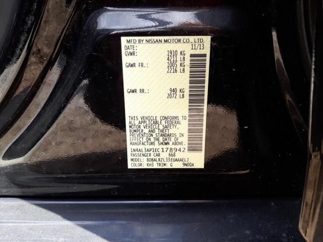 Photo 10 from auction – 2014 NISSAN ALTIMA 2.5 with VIN 1N4AL3AP1EC178942