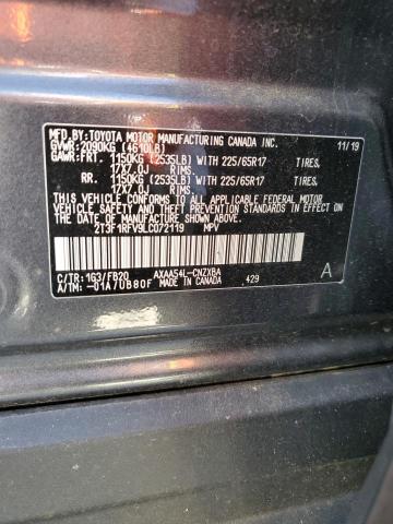 Photo 10 from auction – 2020 TOYOTA RAV4 LE with VIN 2T3F1RFV9LC072119