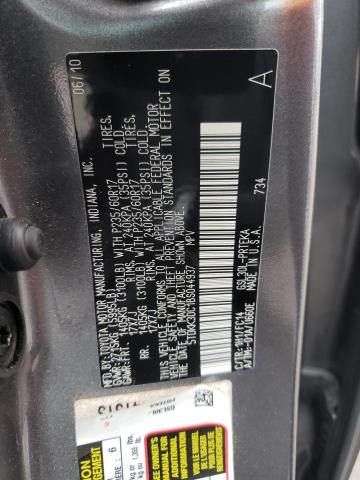 Photo 10 from auction – 2011 TOYOTA SIENNA LE with VIN 5TDKK3DC1BS044937