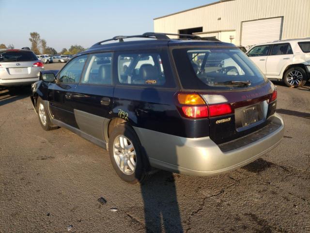 Photo 3 from auction – 2001 SUBARU LEGACY OUT with VIN 4S3BH665217638038
