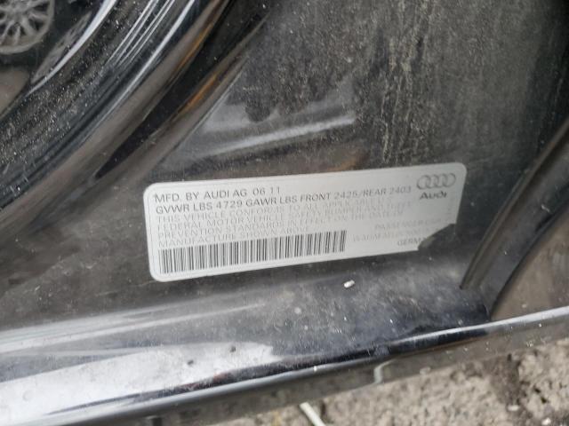 Photo 10 from auction – 2012 AUDI A4 PREMIUM with VIN WAUAFAFL0CN001518