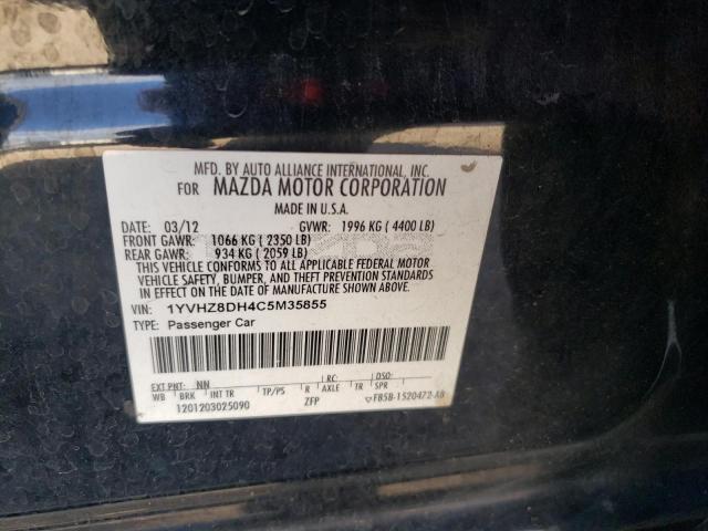 Photo 10 from auction – 2012 MAZDA 6 I with VIN 1YVHZ8DH4C5M35855