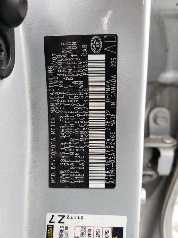 Photo 10 from auction – 2008 TOYOTA COROLLA MA with VIN 2T1KR32E68C711549